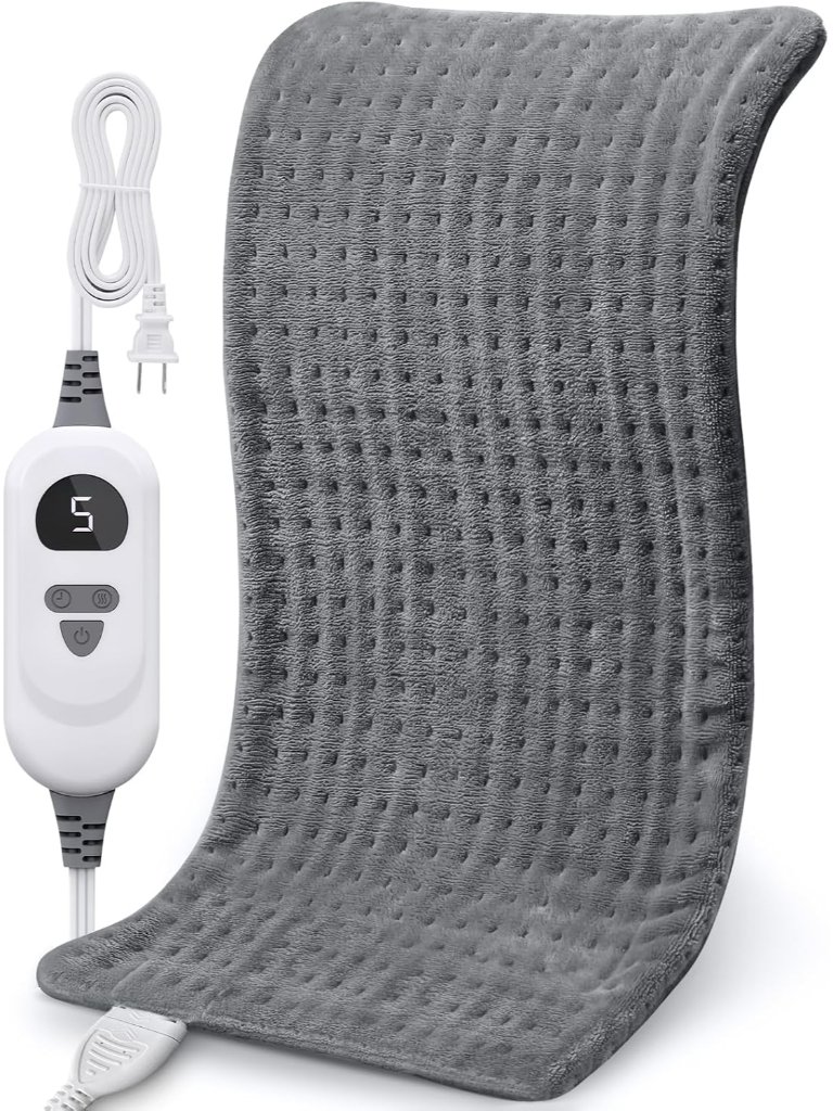 Heating Pad For Back, Period Cramps, Neck And Shoulder, 12x24 Inches Electric Th